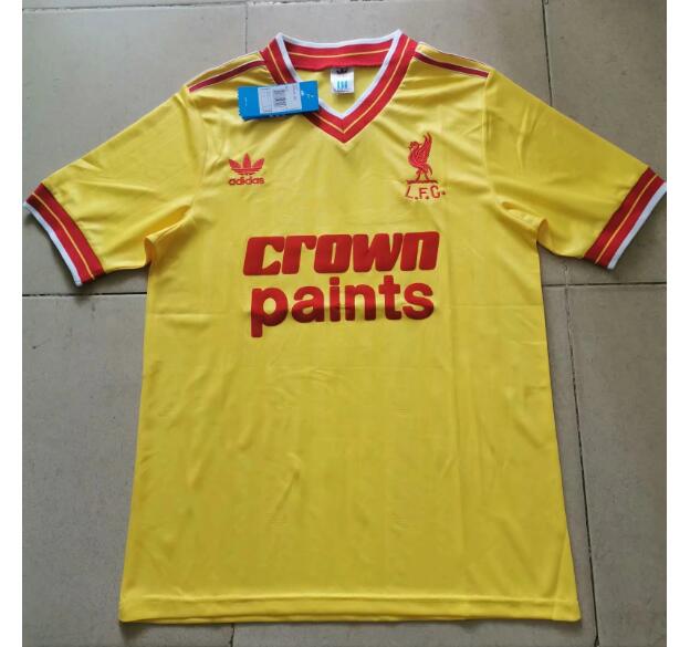 1985-87 Liverpool Retro Away Kit Soccer Jersey